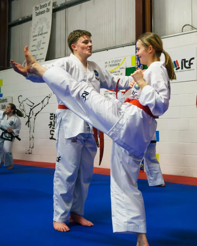 For the kick of your life 💥 

This has been our club’s slogan since Master Barry first opened the club in 1990 🤗 

There’s so much meaning behind this slogan, Taekwon-Do can transform your life if you let it 🤩 It has so much to offer - confidence, fitness, mobility, discipline, resilience & fun 🥳 

If you want competition, if you want to be fitter or more agile, if you want to umpire or coach, Taekwon-Do is for everyone 🤩 

#taekwondoforall #corktaekwondo